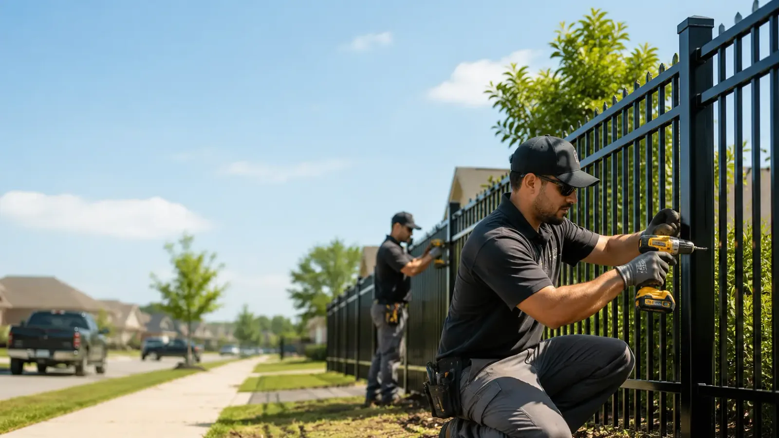 Metal Fence Installation in Wheaton, IL